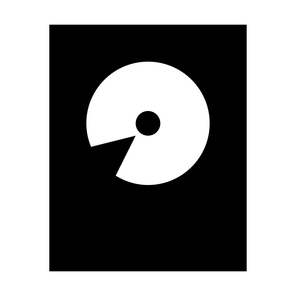 material sharp style hdd icon