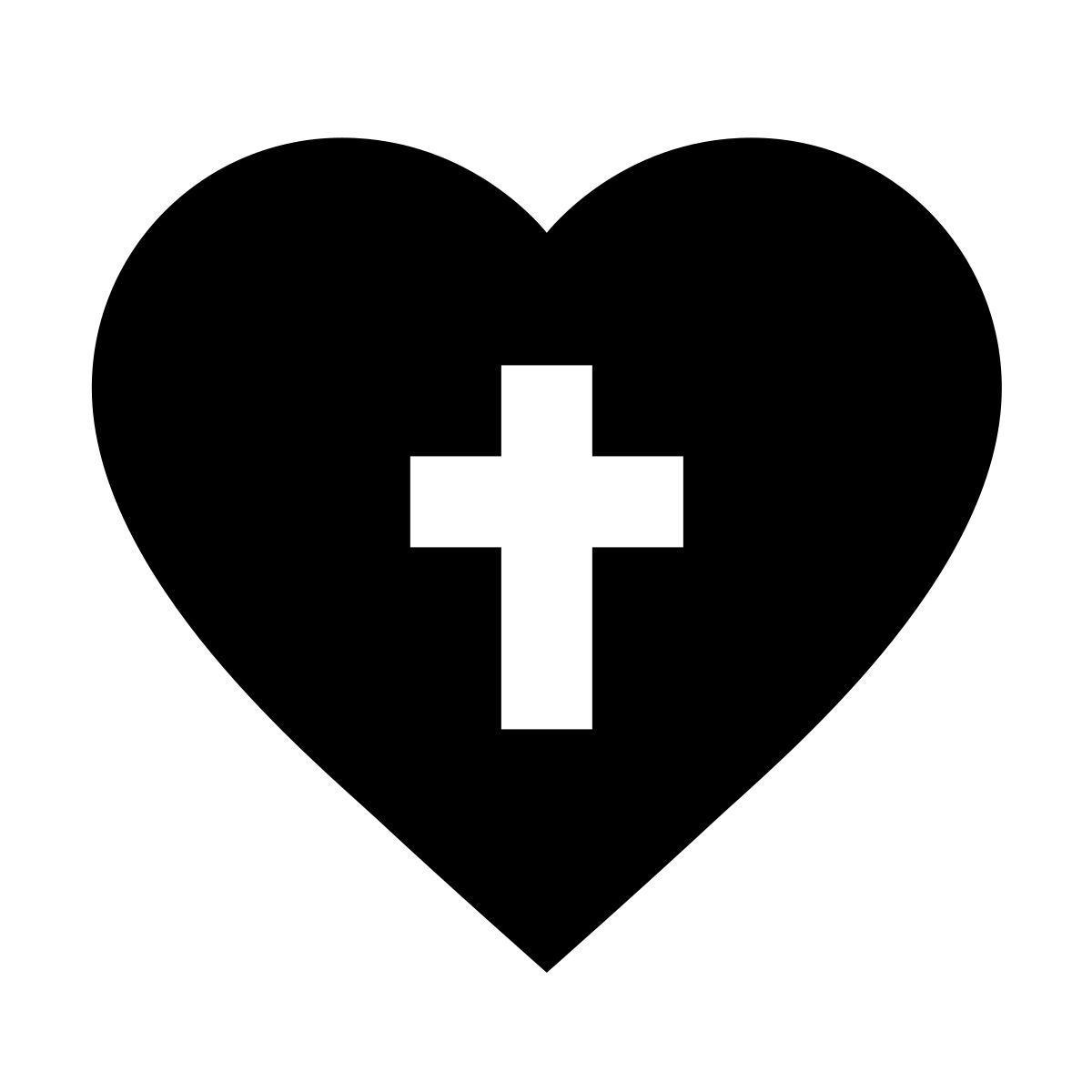 material sharp style 心十字 icon