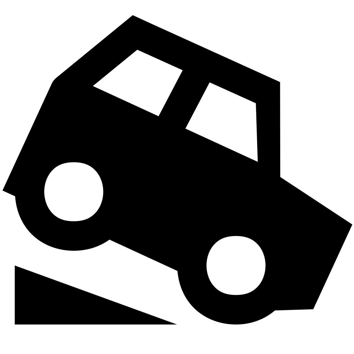 material sharp style 언덕 하강 제어 icon