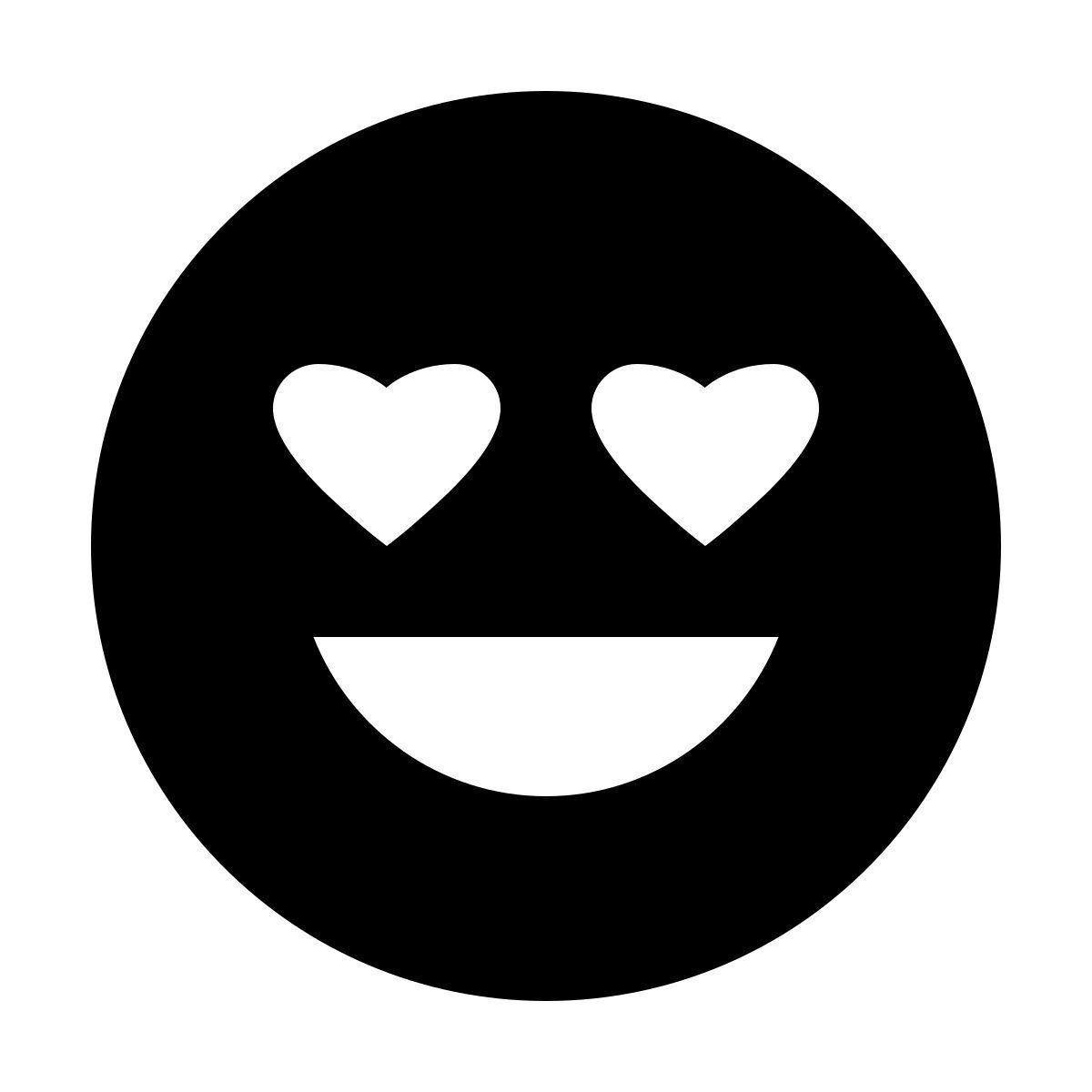 material sharp style verliebt icon