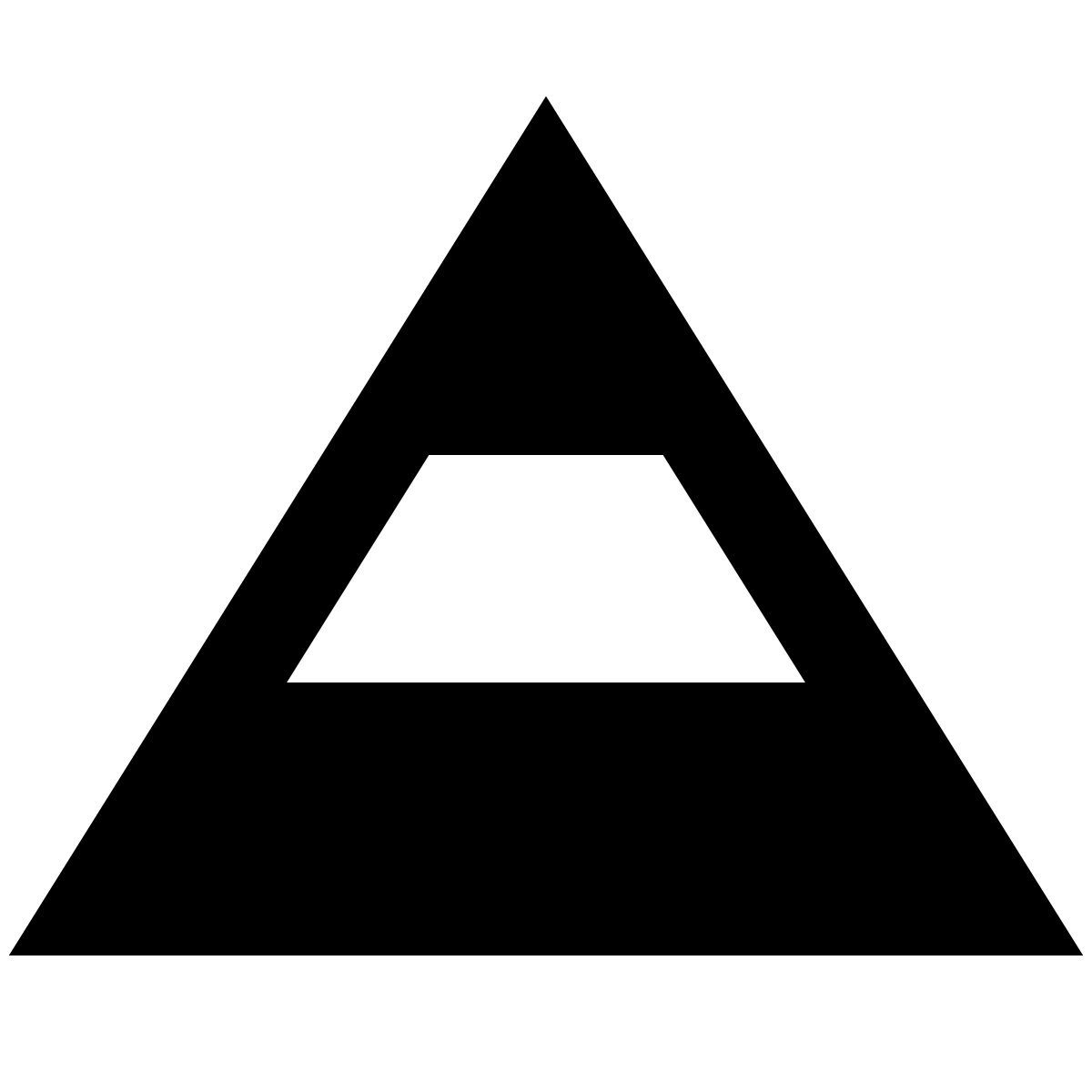 material sharp style informationspyramide icon