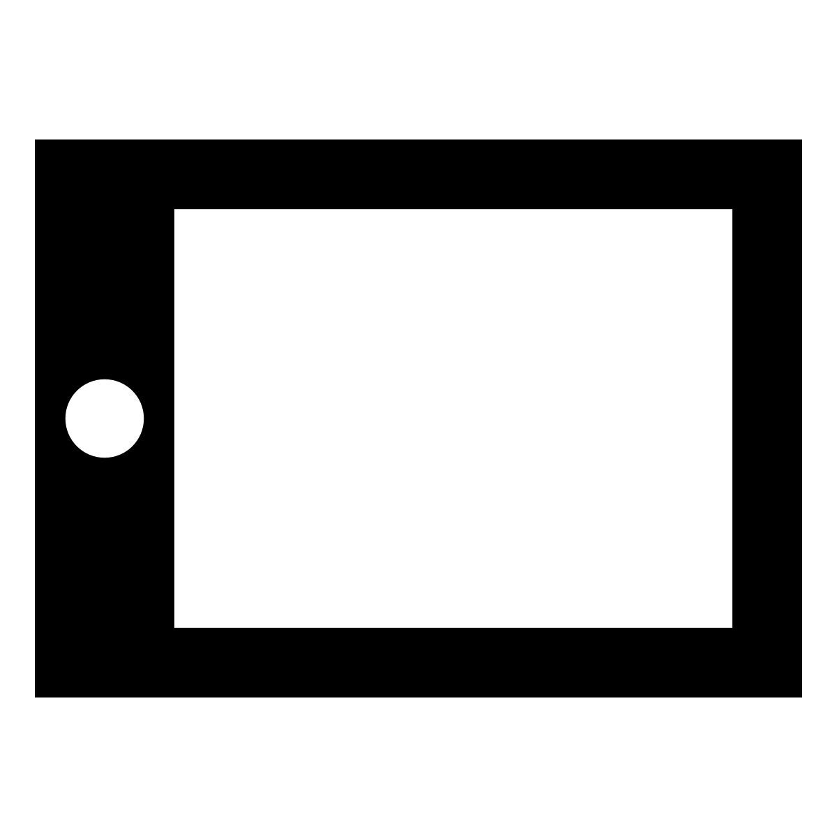 material sharp style ipad icon