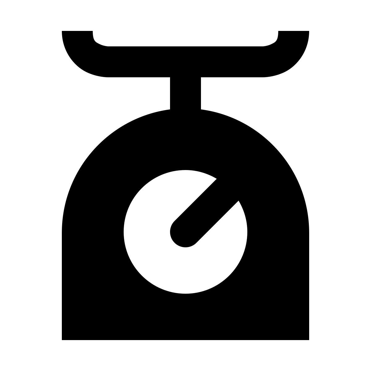 material sharp style 厨房秤 icon