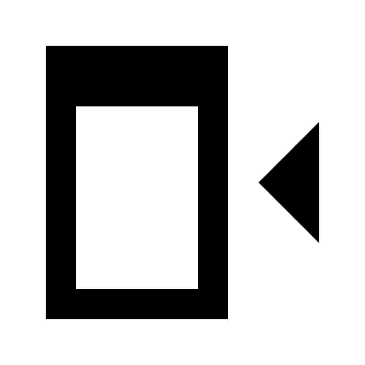 material sharp style encaixe esquerdo icon