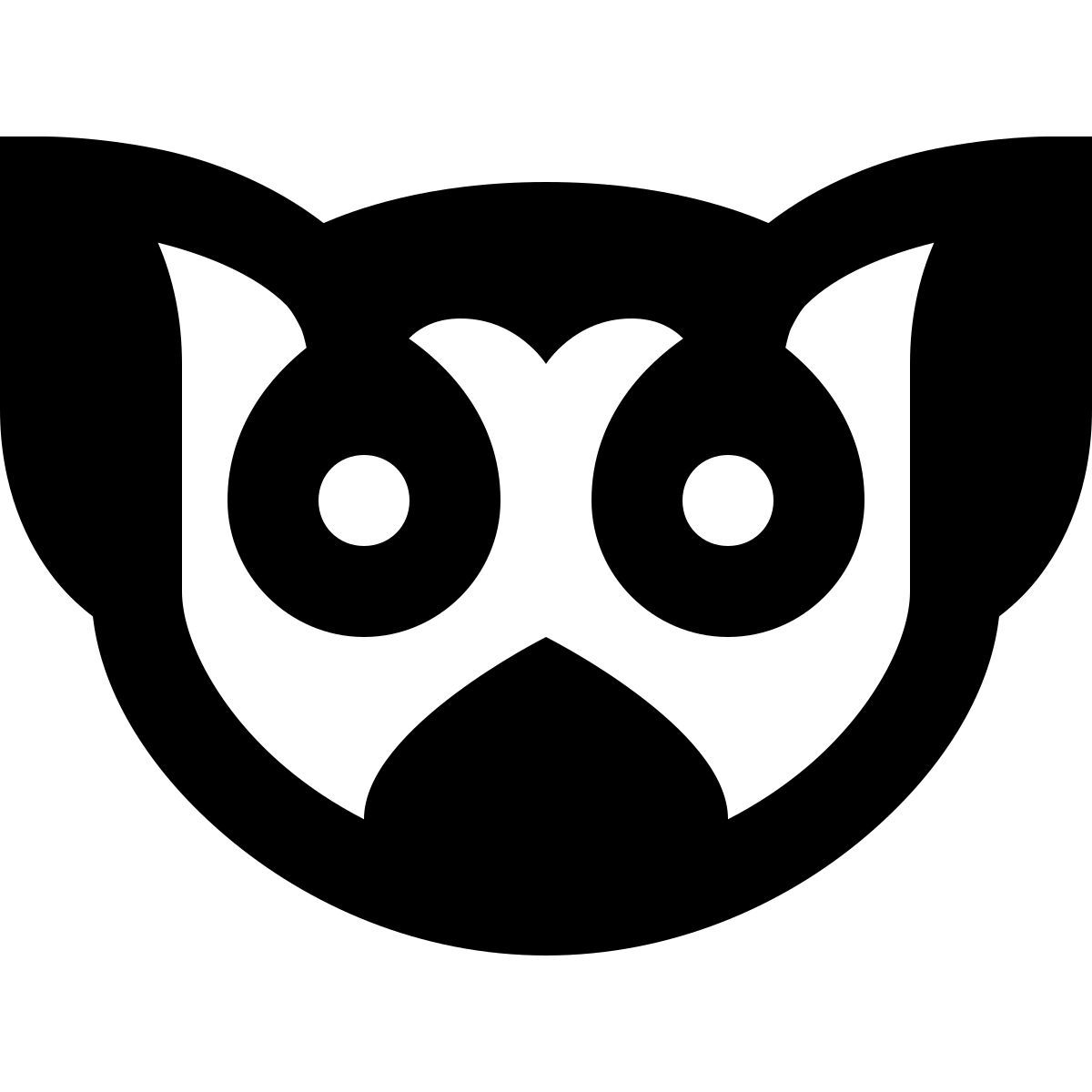 material sharp style lémur icon