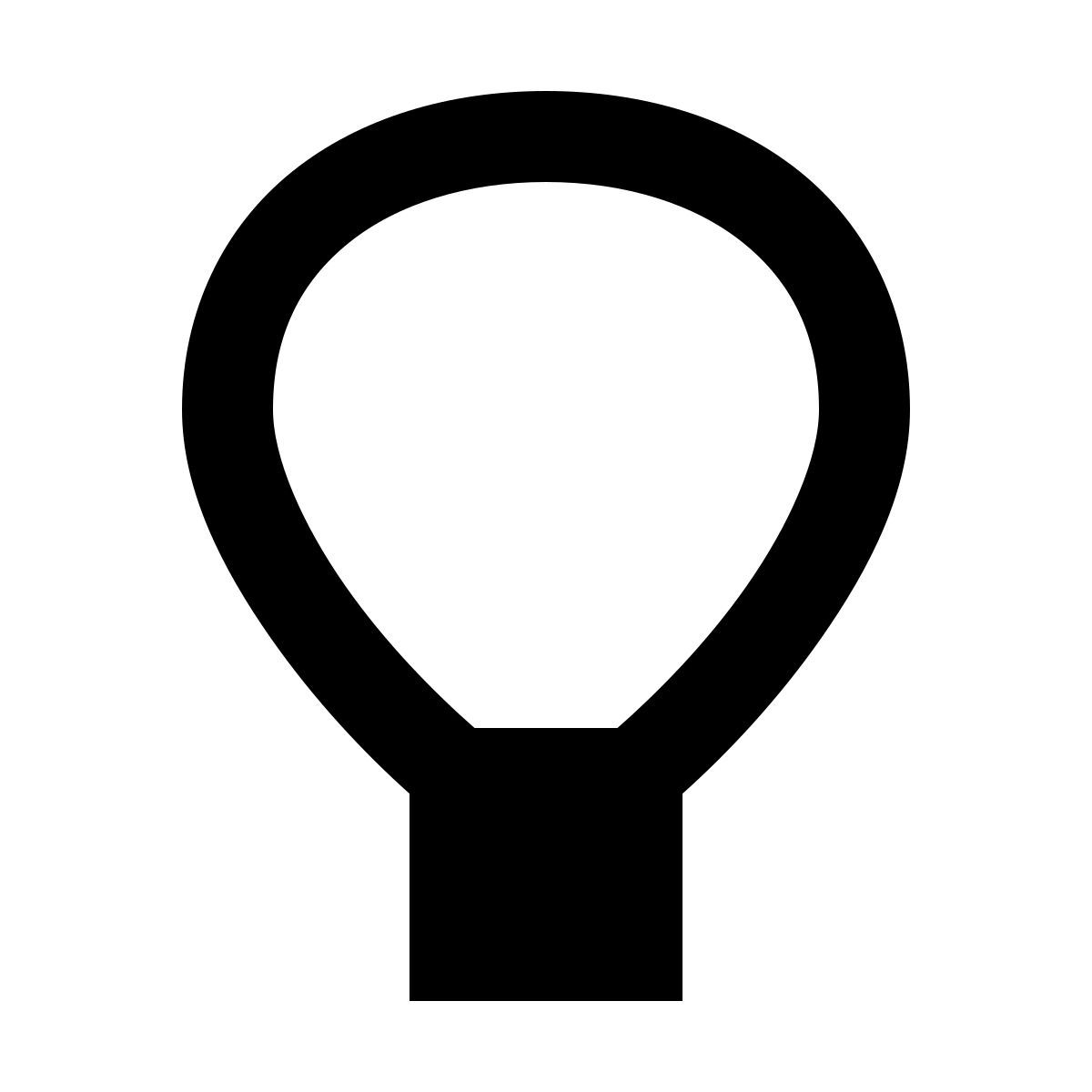 material sharp style light icon