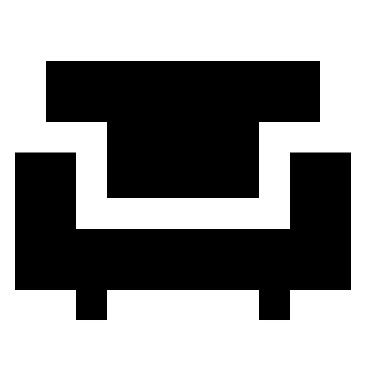 material sharp style living room icon