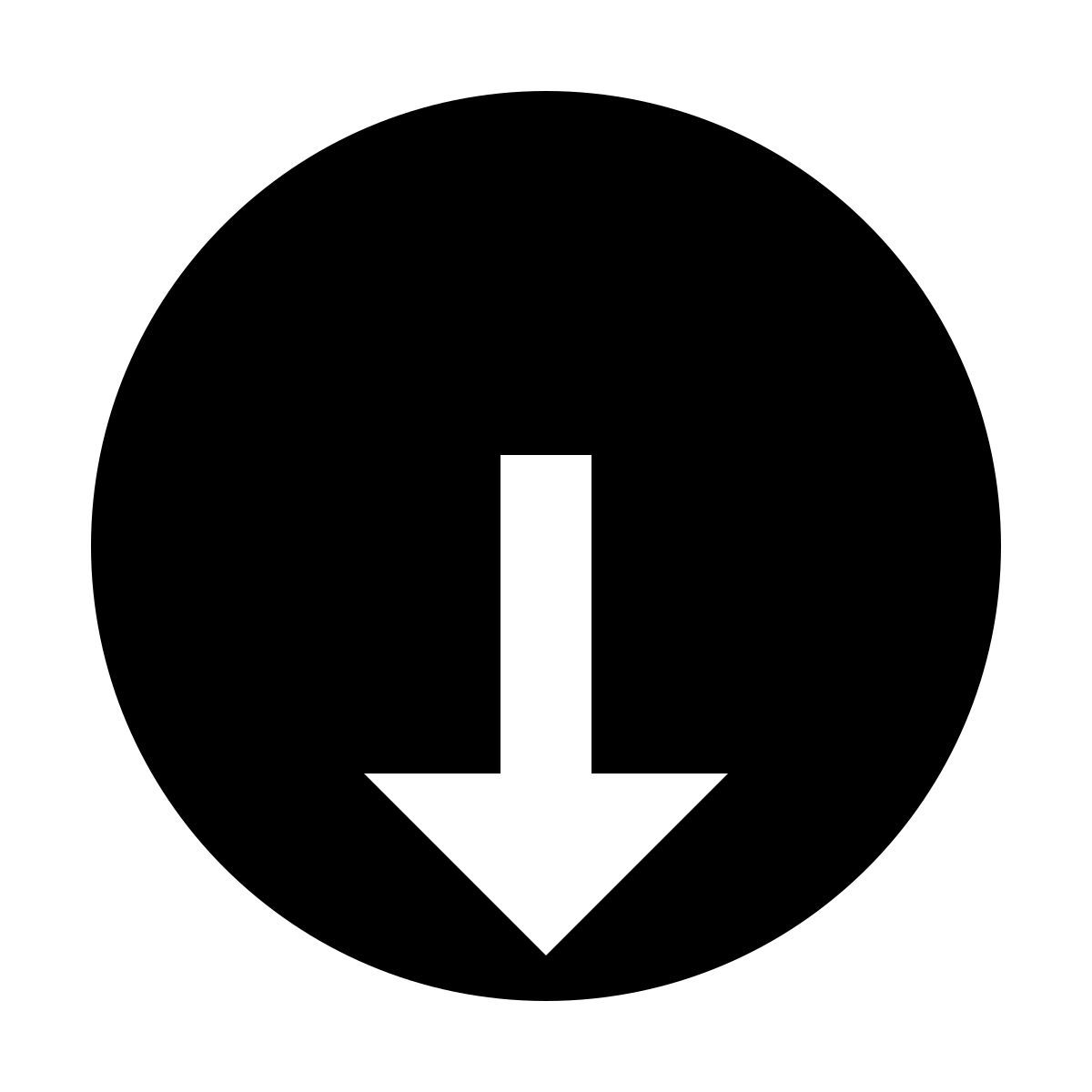 material sharp style logout arredondado para baixo icon