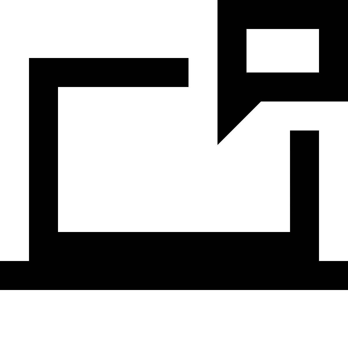 material sharp style macbook chat icon