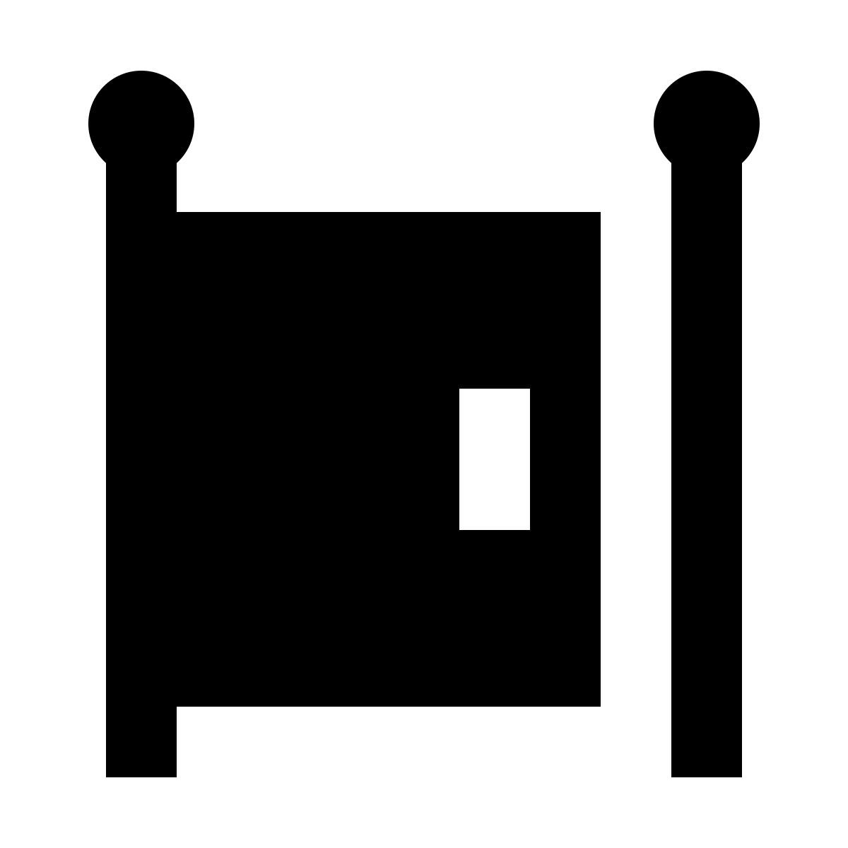 material sharp style portão principal aberto icon