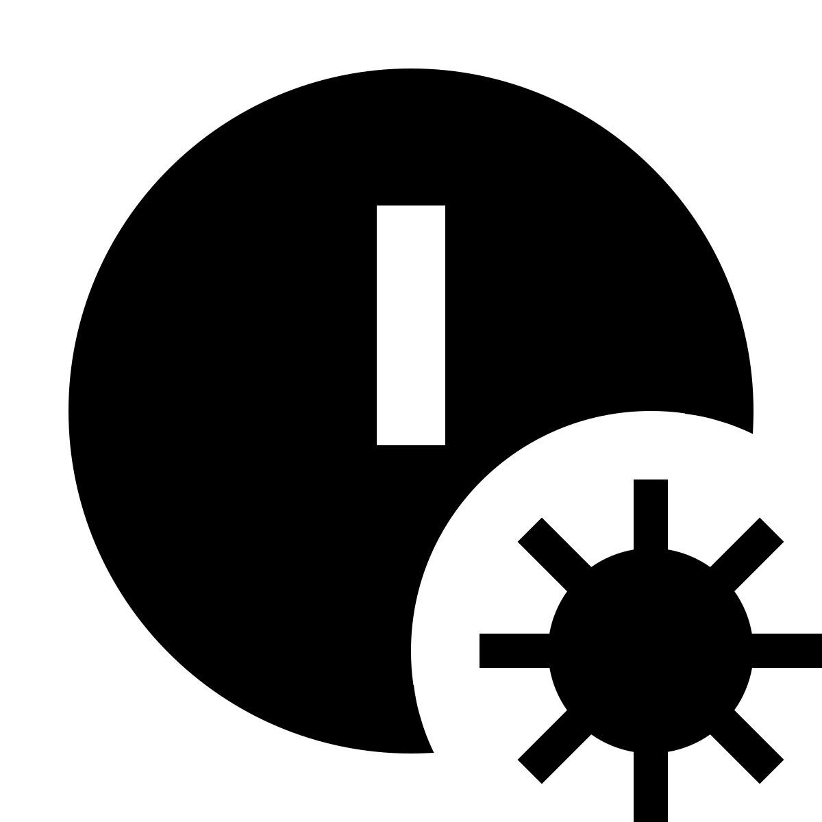 material sharp style midday icon