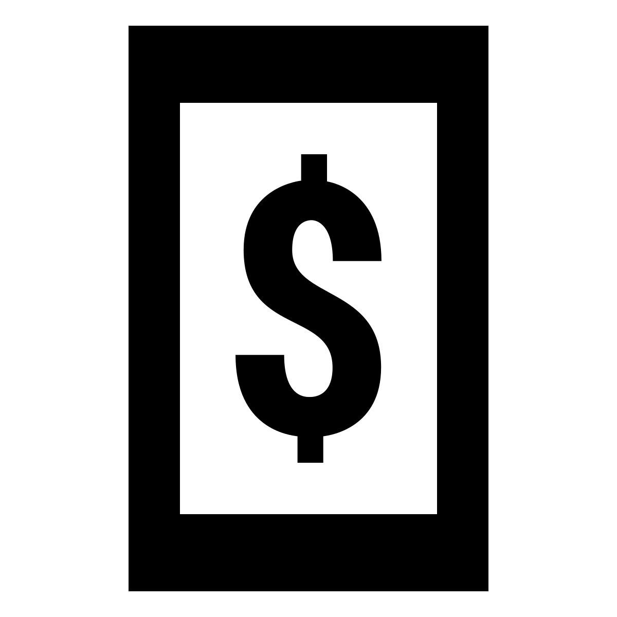 material sharp style pago con el móvil icon