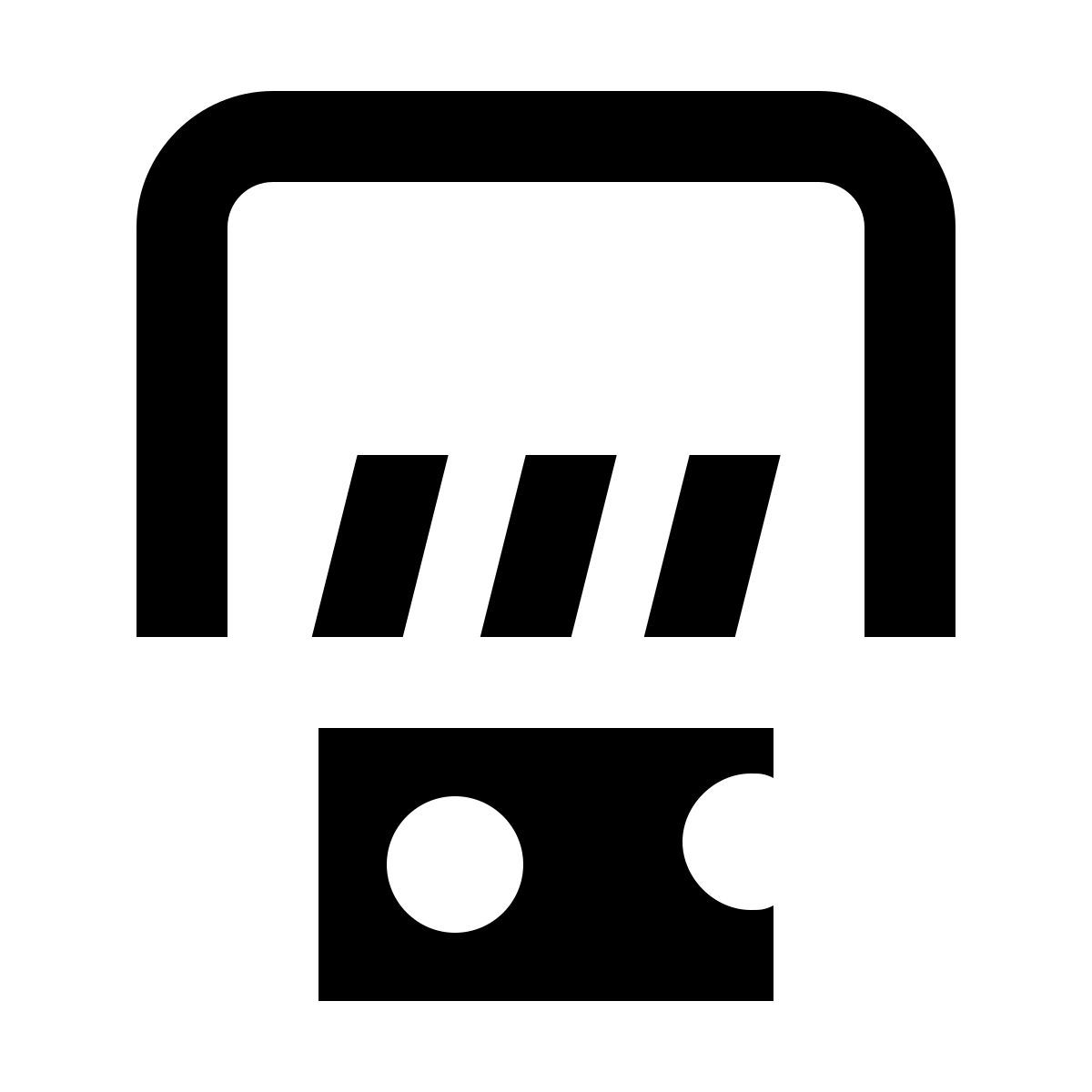 material sharp style 마우스 트랩 icon