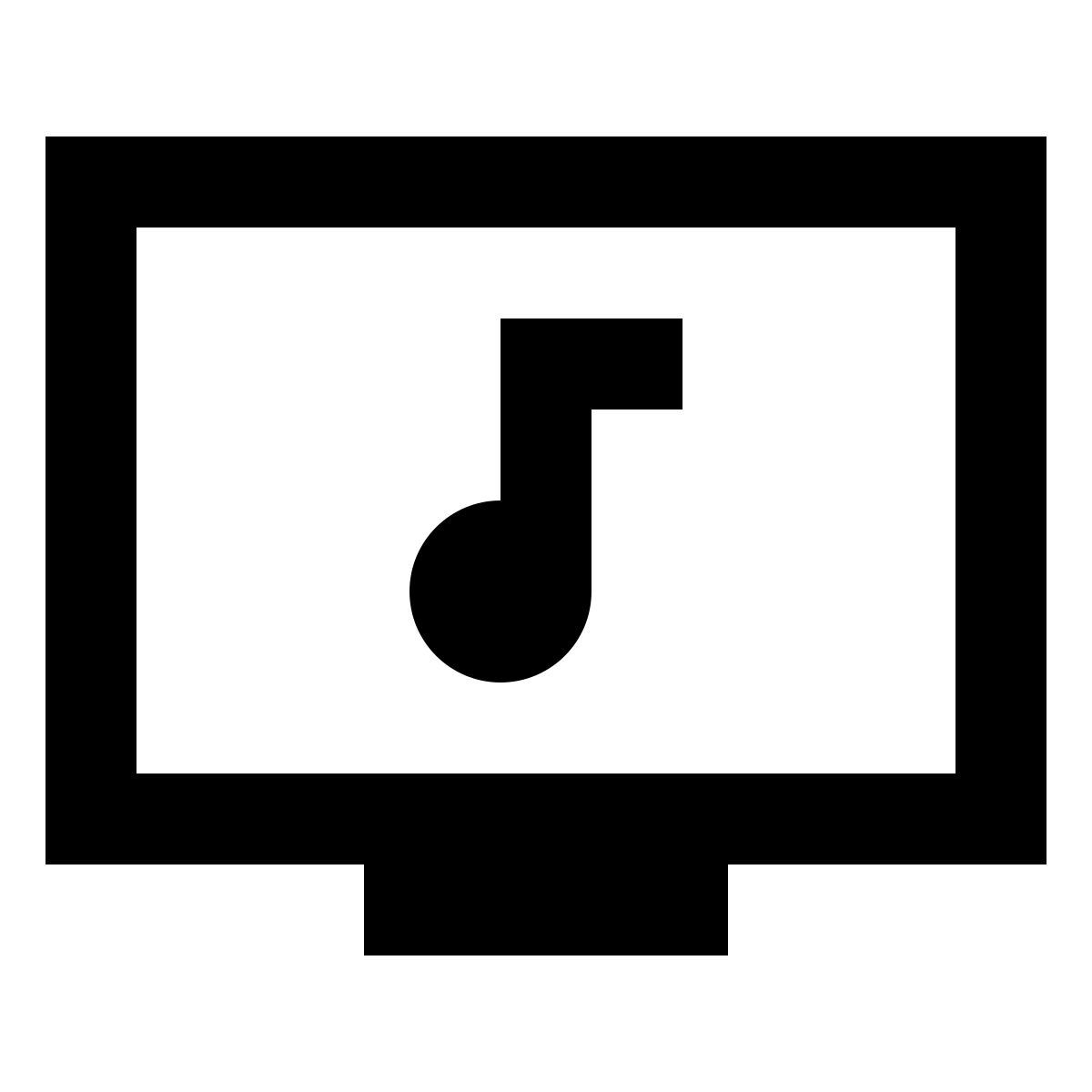 material sharp style 音乐视频 icon