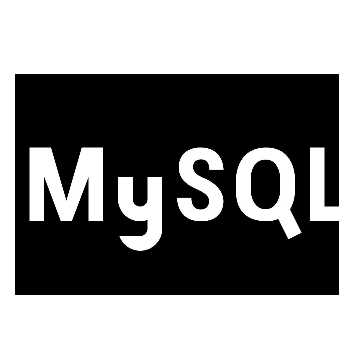 material sharp style mysql icon