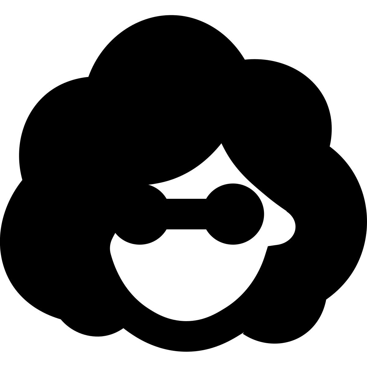 material sharp style cheveux nerd icon