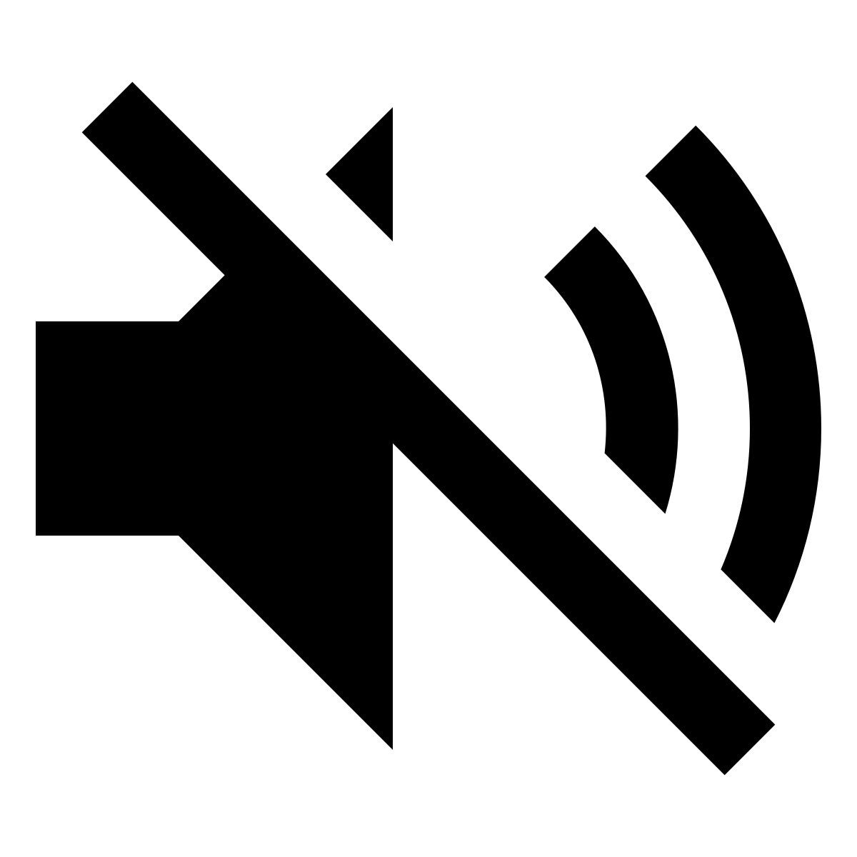 material sharp style kein ton icon