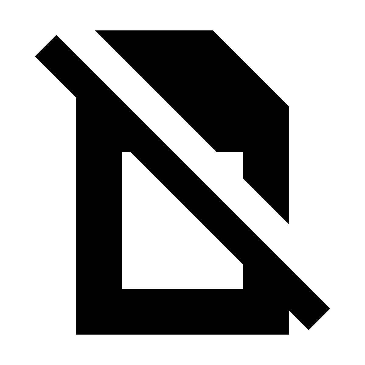 material sharp style sim 카드 없음 icon