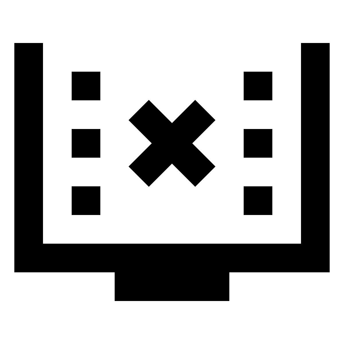 material sharp style no enviar fotogramas icon