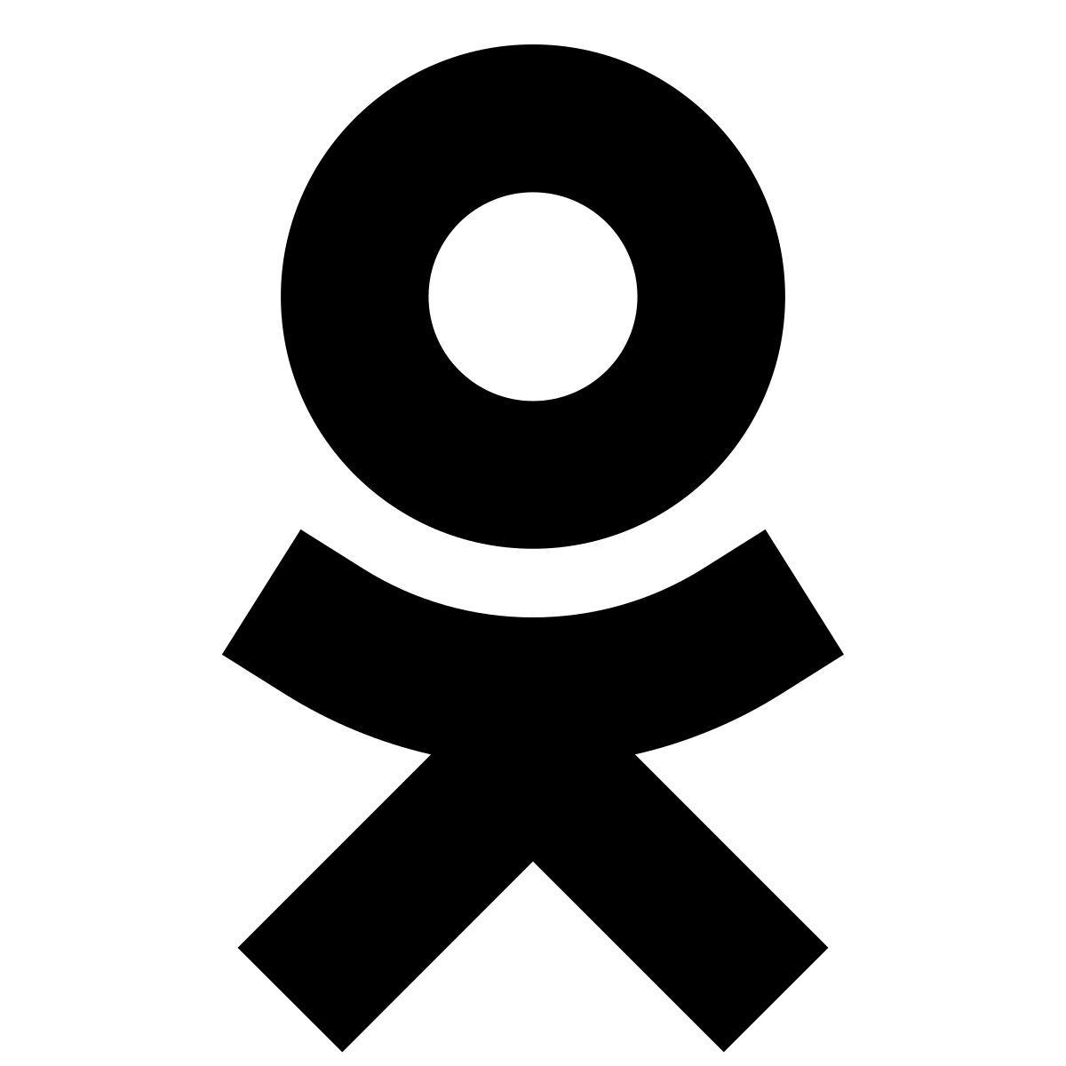 material sharp style одноклассники icon