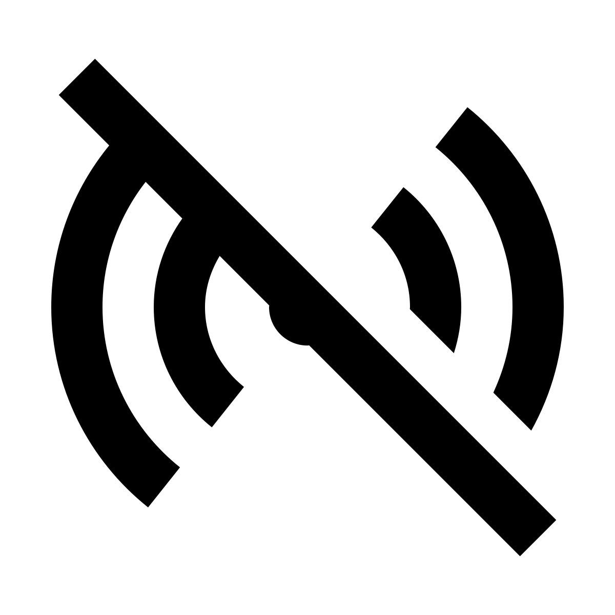 material sharp style non in linea icon