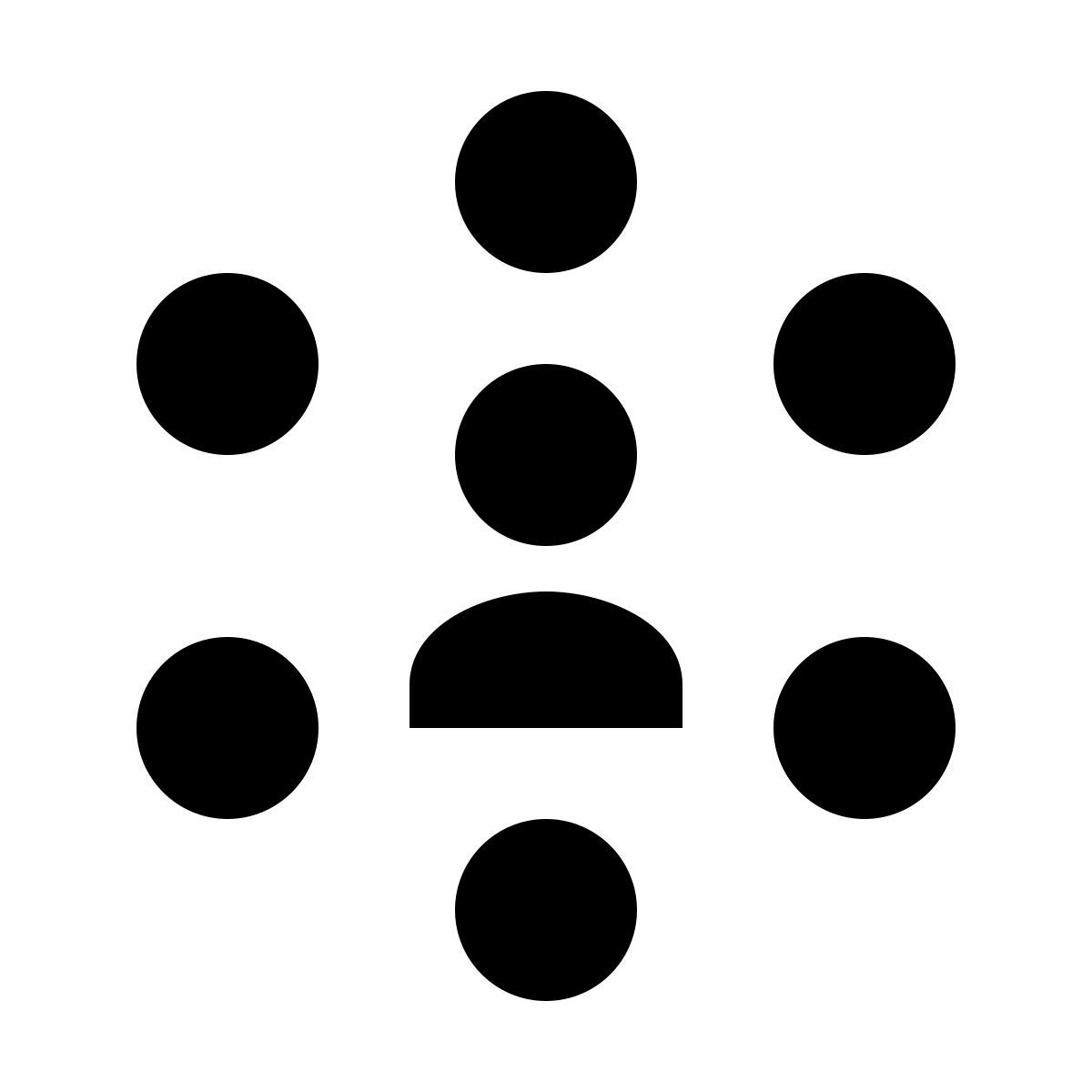 material sharp style omnichannel icon