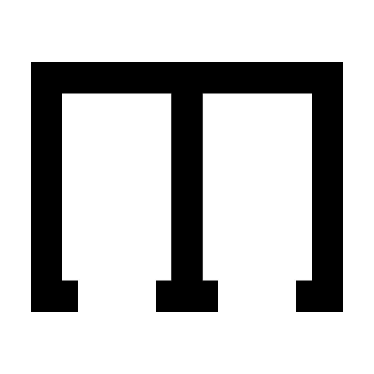 material sharp style aparcamiento descubierto icon