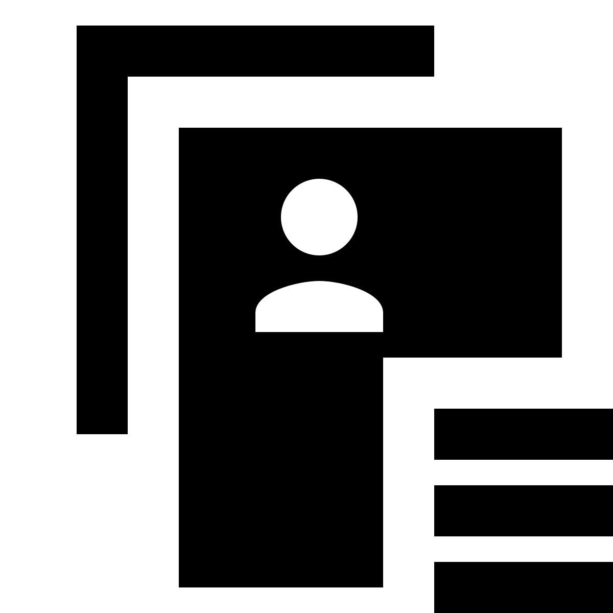 material sharp style 解析简历 icon