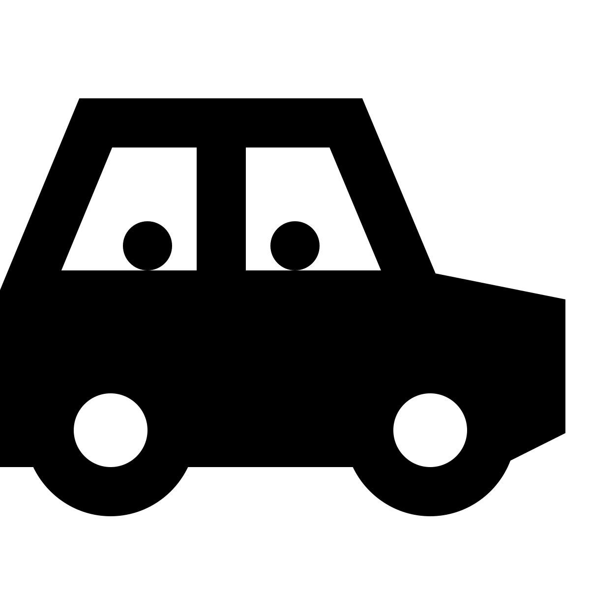 material sharp style 人在车里侧视图 icon