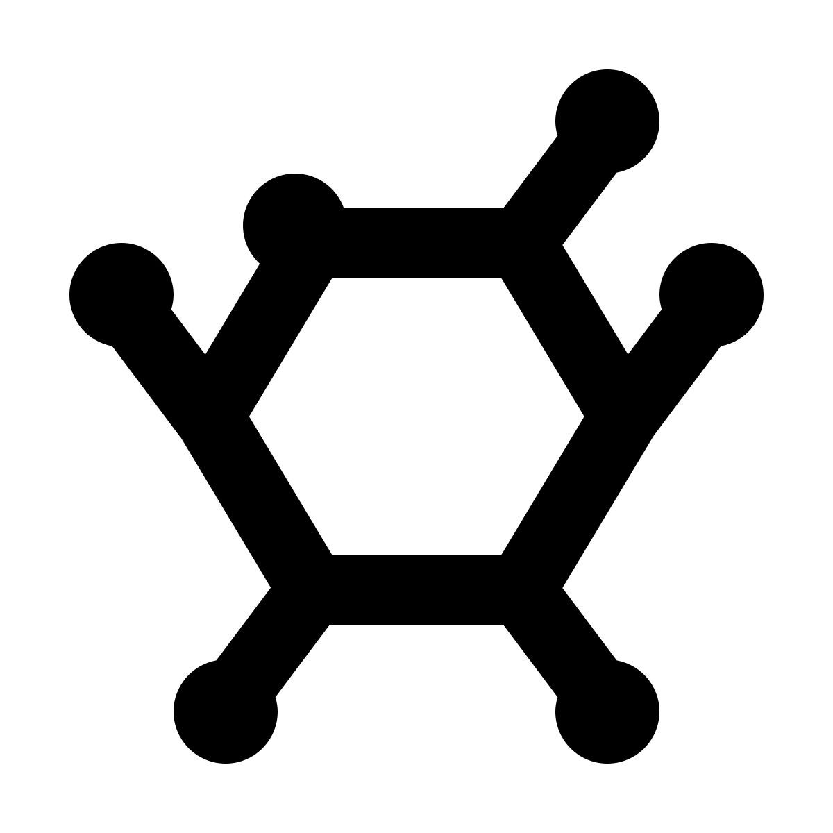 material sharp style química icon