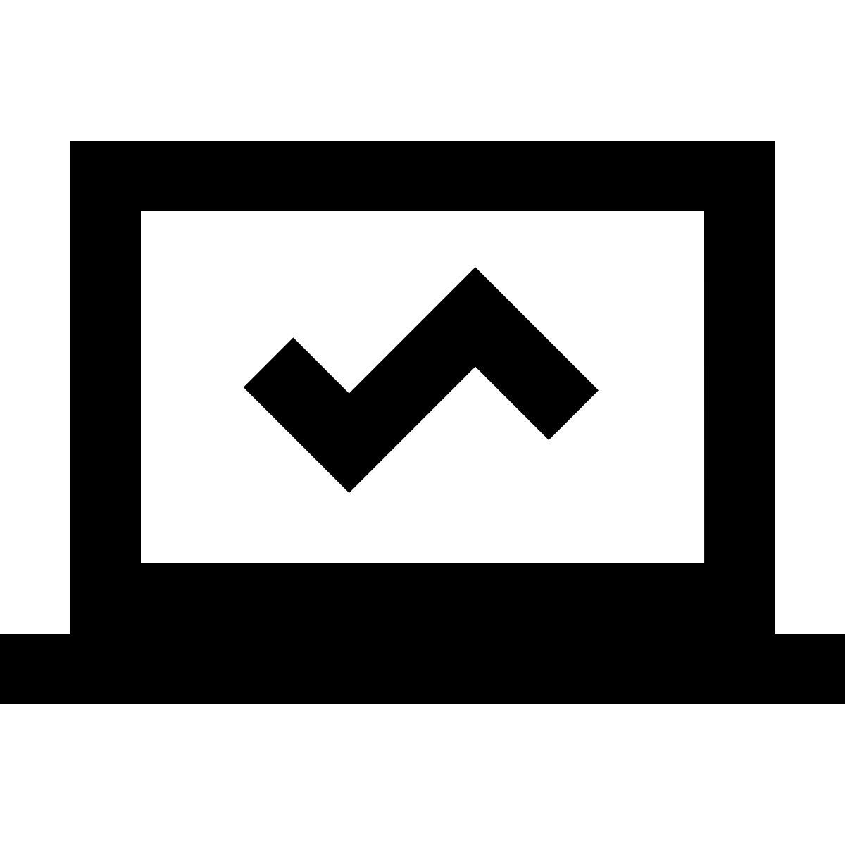 material sharp style macbook de rendimiento icon