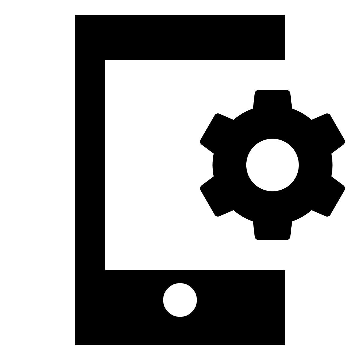 material sharp style phonelink 설정 icon