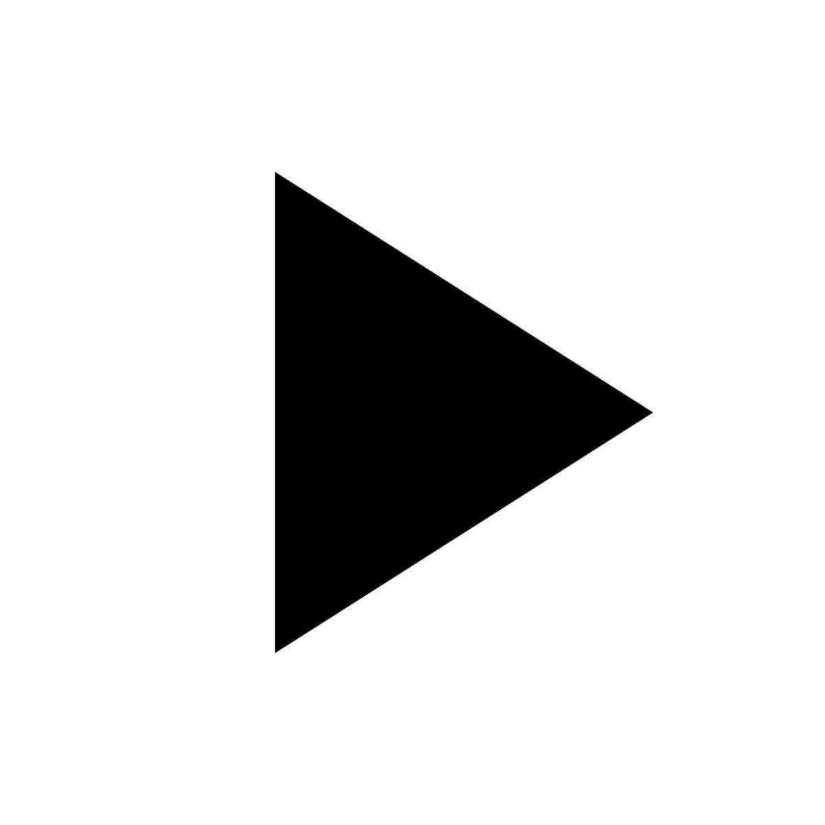 material sharp style play icon