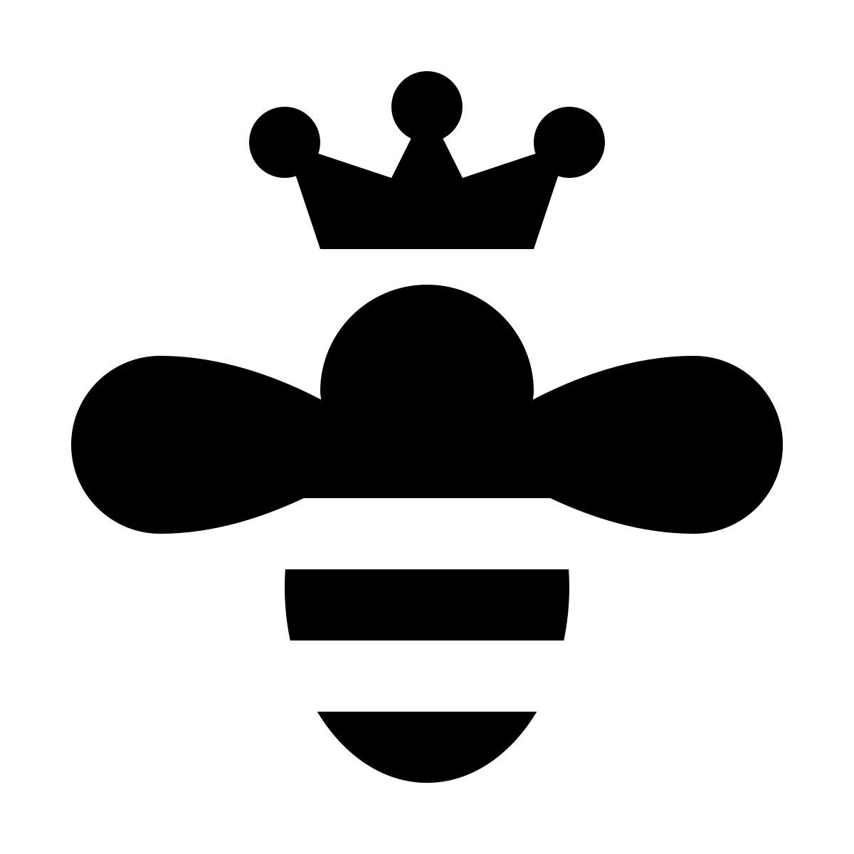 material sharp style queen bee icon