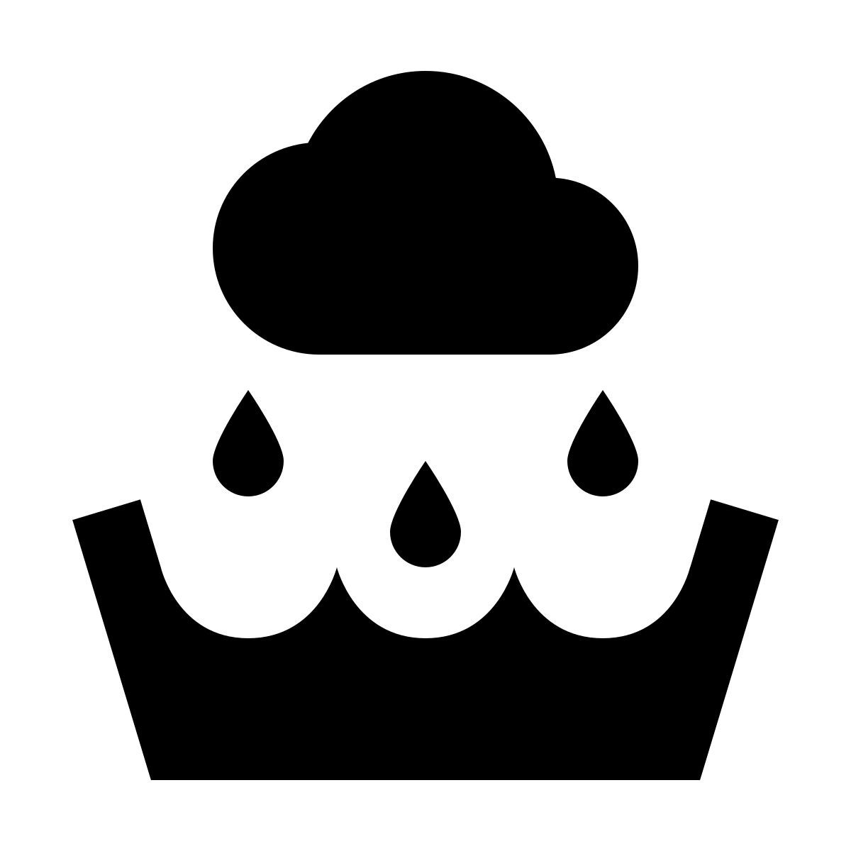 material sharp style 雨水集水区 icon