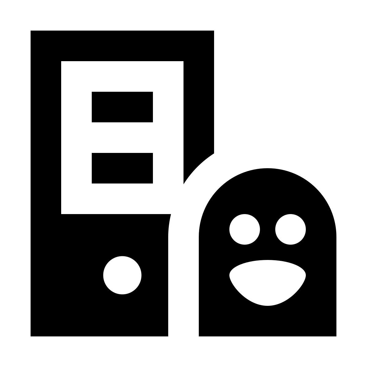 material sharp style 서버 리눅스 icon