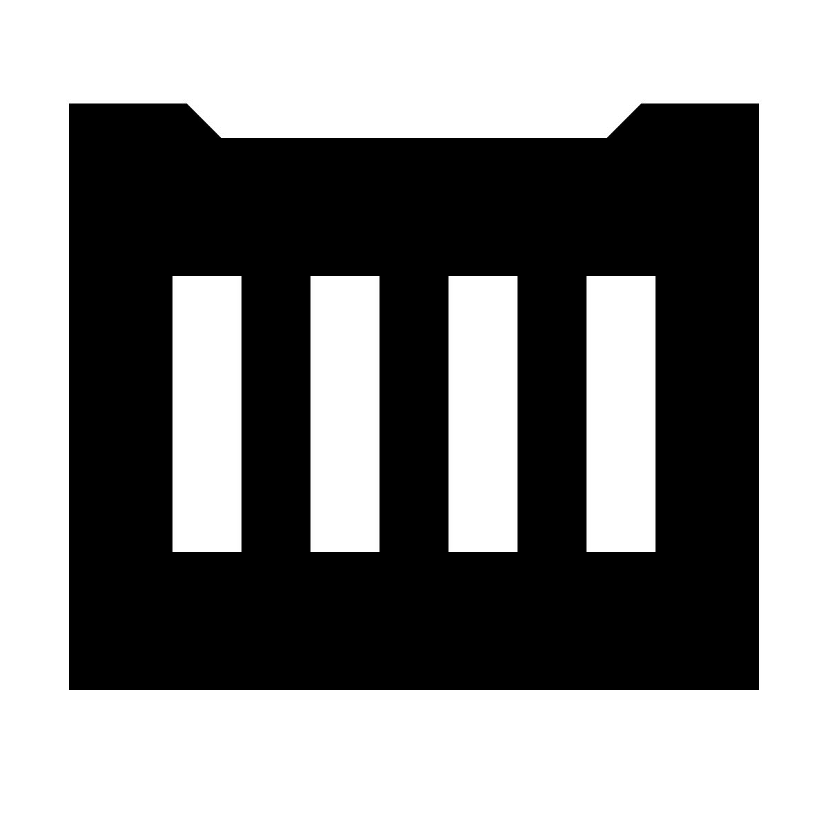 material sharp style transportbehälter icon