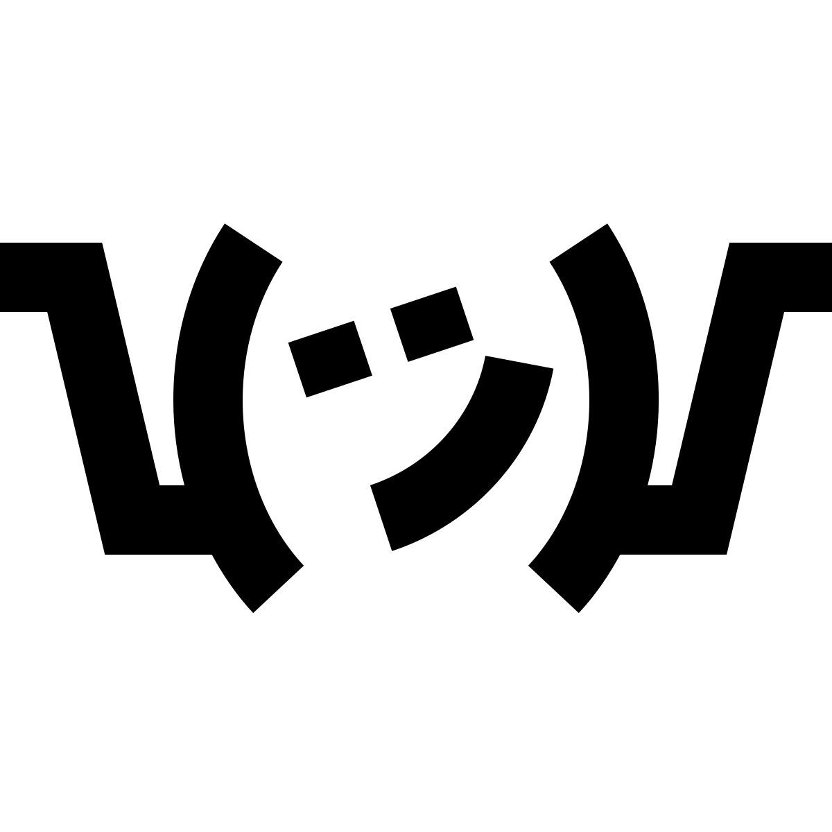 material sharp style 耸肩表情符号 icon