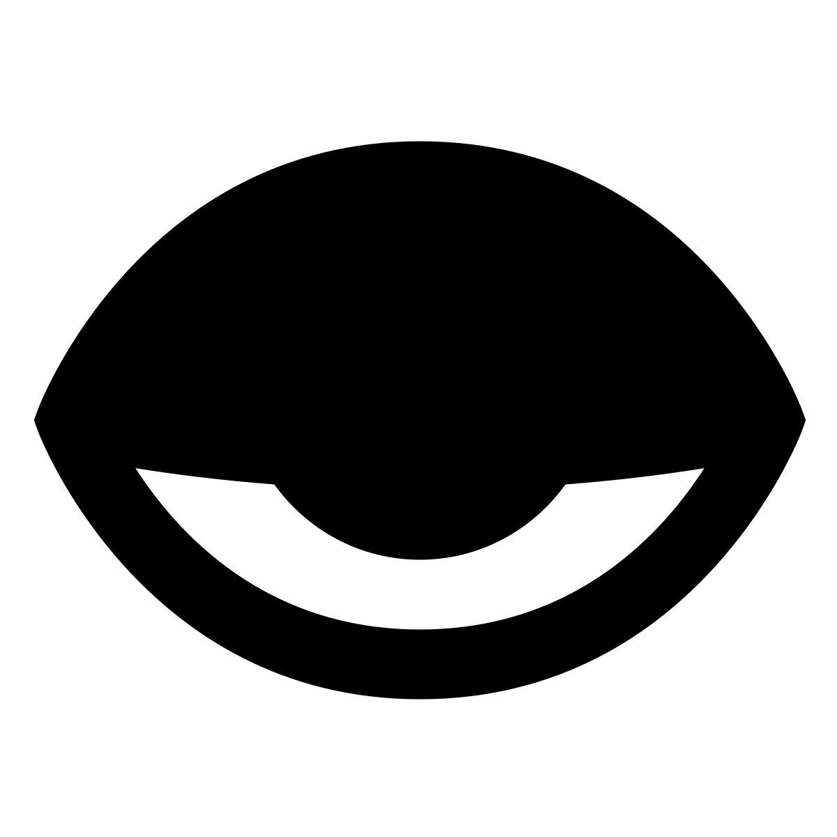 material sharp style olhos sonolentos icon