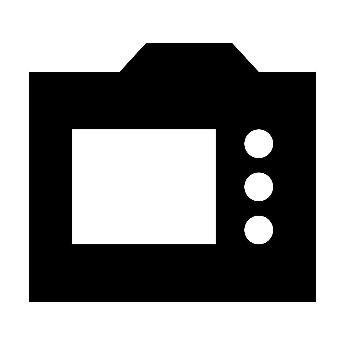 material sharp style 单反相机背面 icon