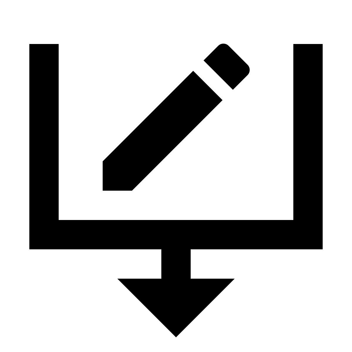 material sharp style 수정 된 날짜 별 정렬 icon