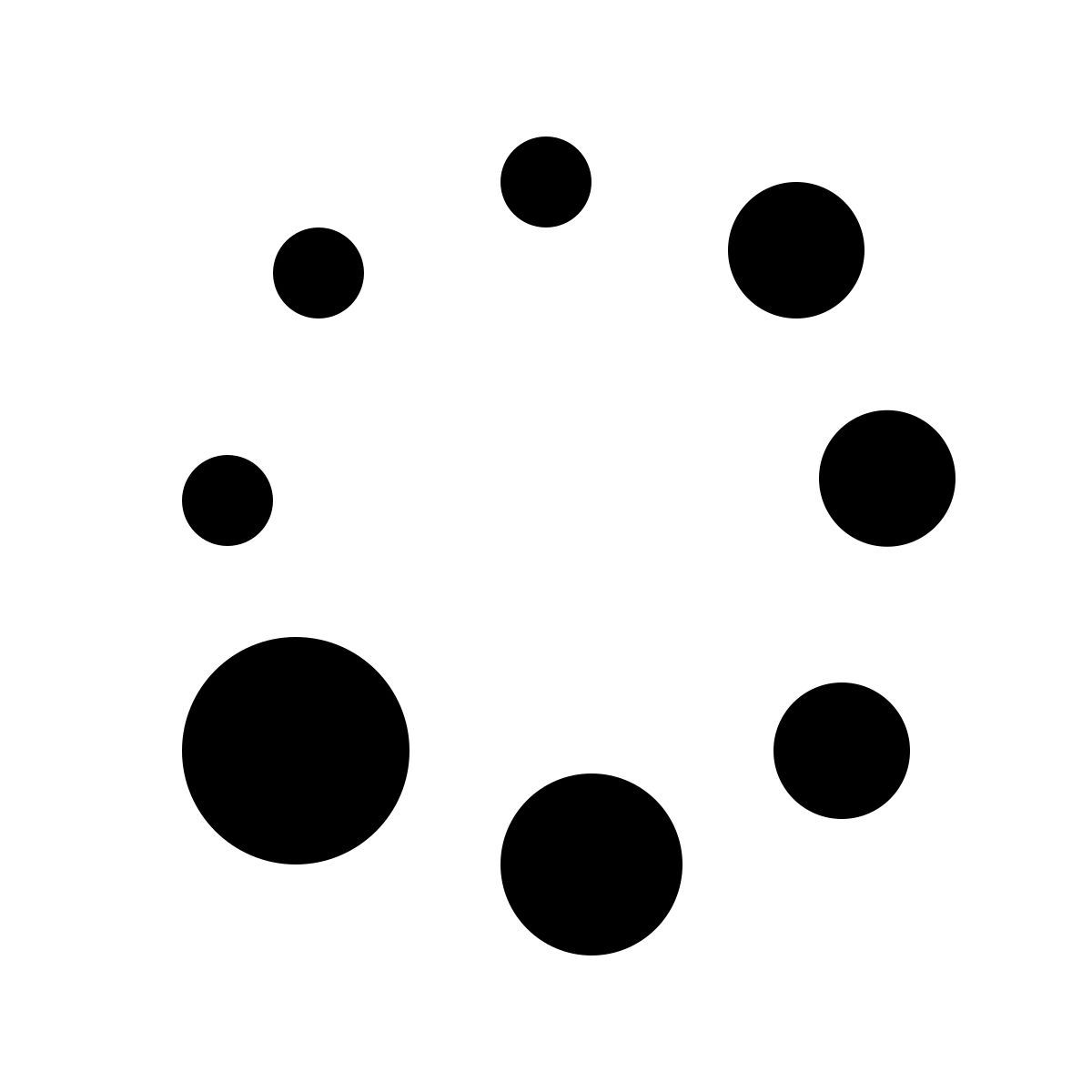 material sharp style frame spinner  6 icon