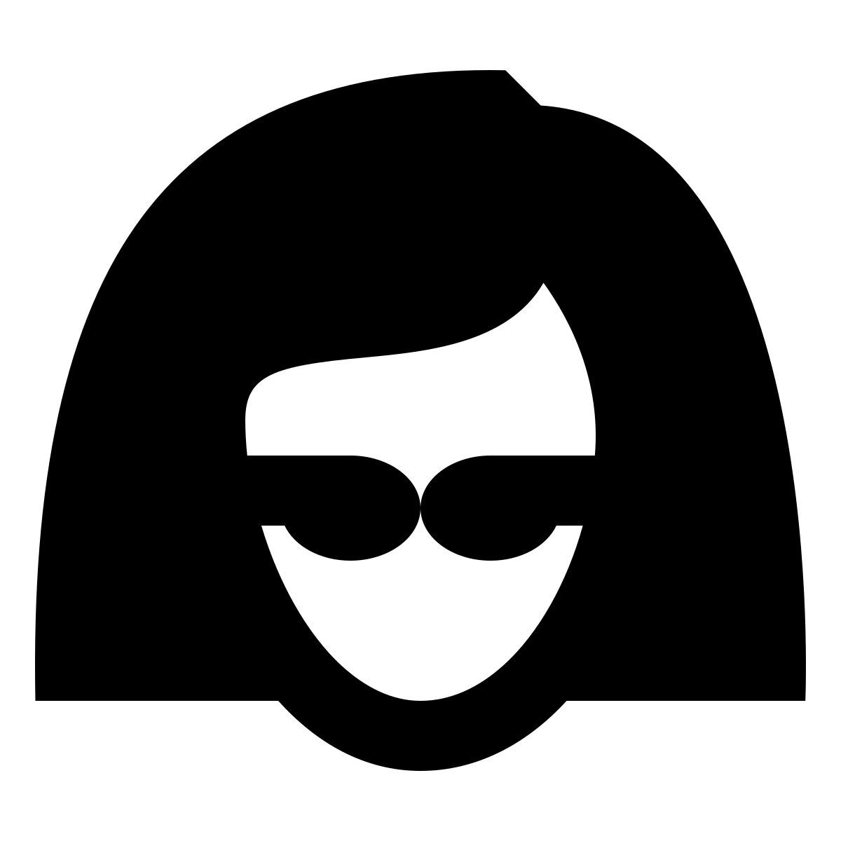 material sharp style spion weiblich icon