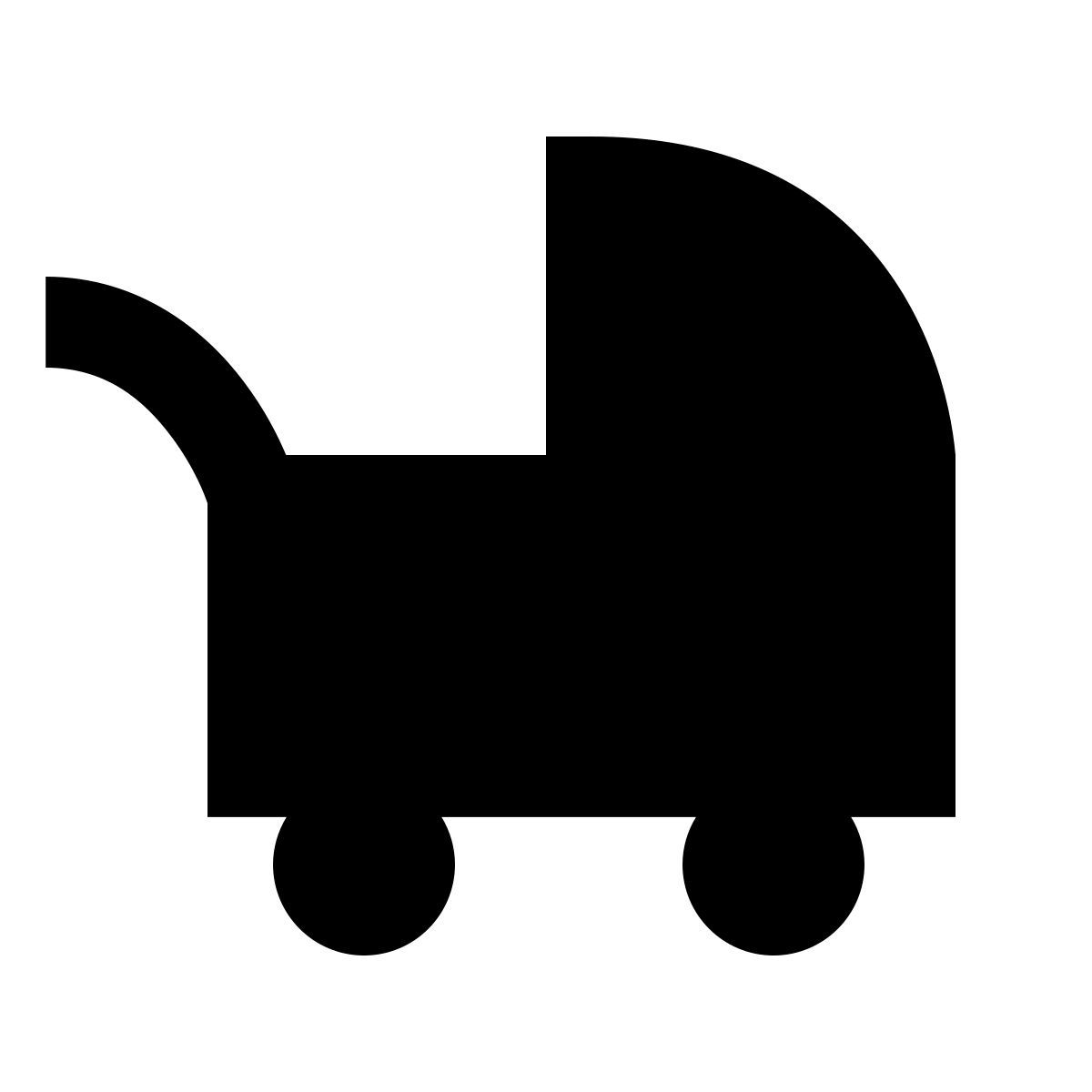 material sharp style coche de niño icon