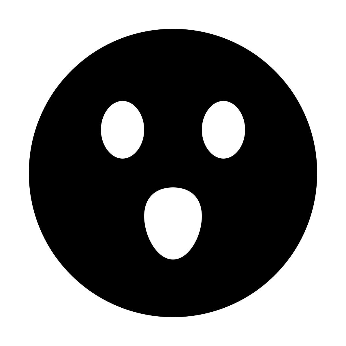 material sharp style 惊讶 icon