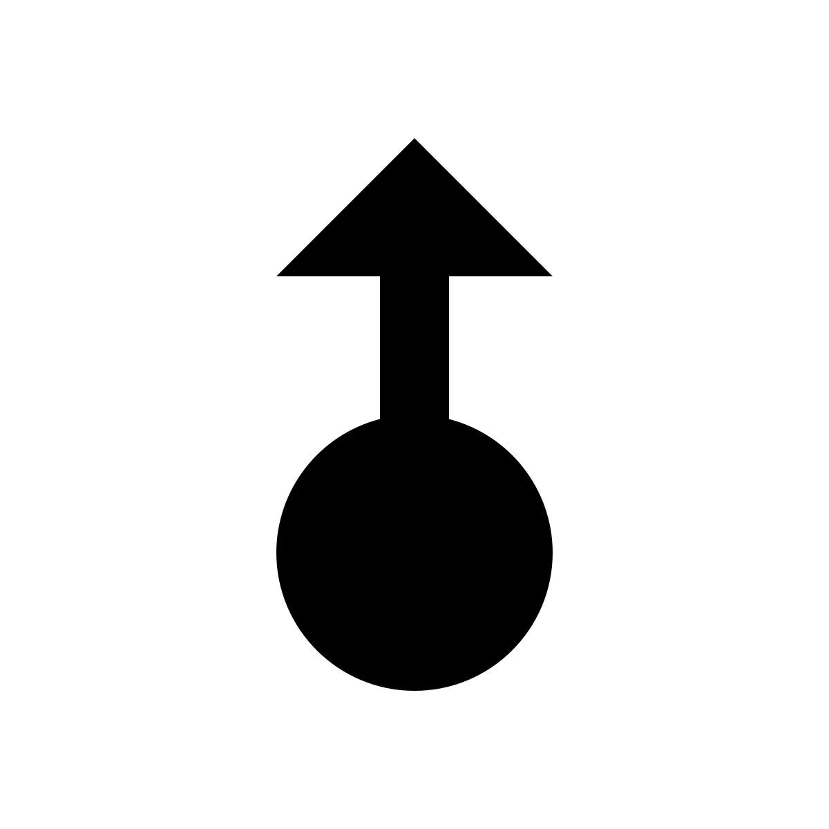 material sharp style deslizar hacia arriba icon