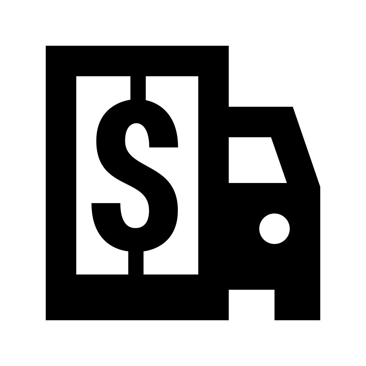 material sharp style taxi mobile payment icon