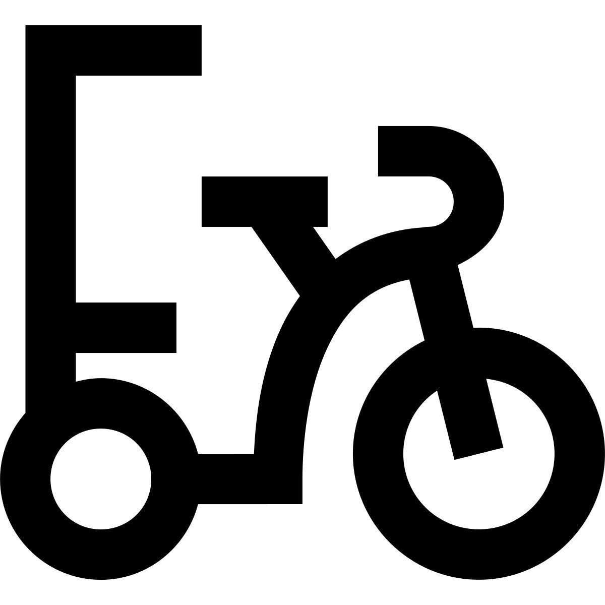 material sharp style 出租车三轮车 icon