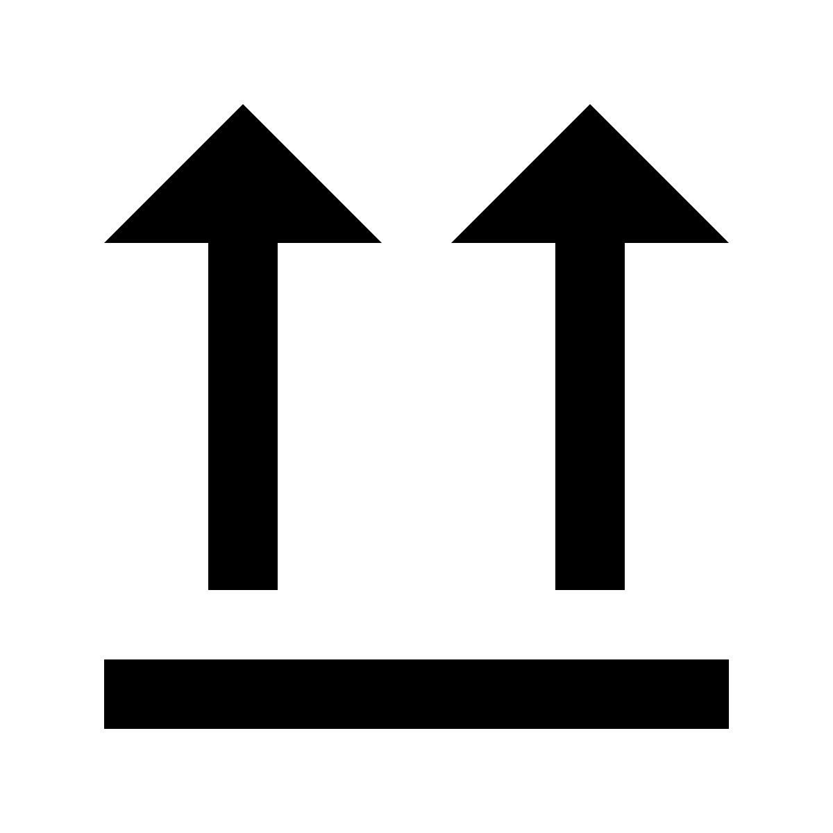 material sharp style este lado para cima icon