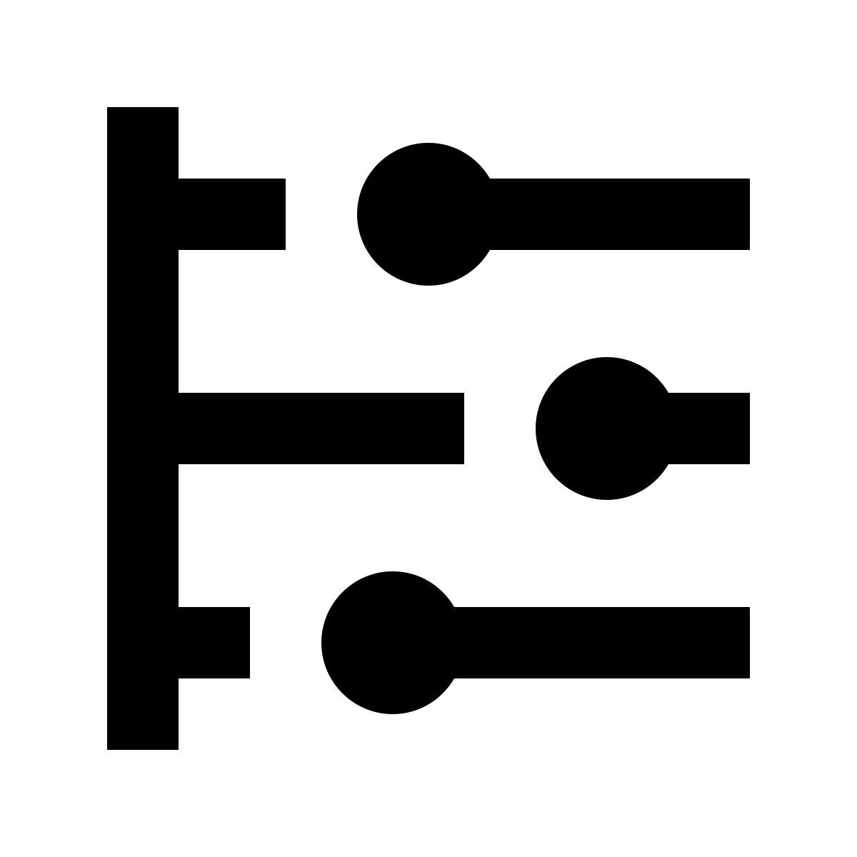 material sharp style timeline icon